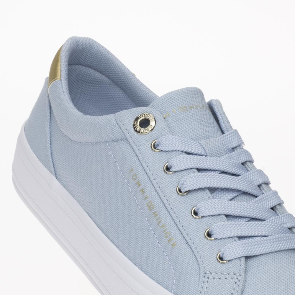 Cipő Tommy Hilfiger Essential Vulc Canvas FW0FW07682-C1O - kék