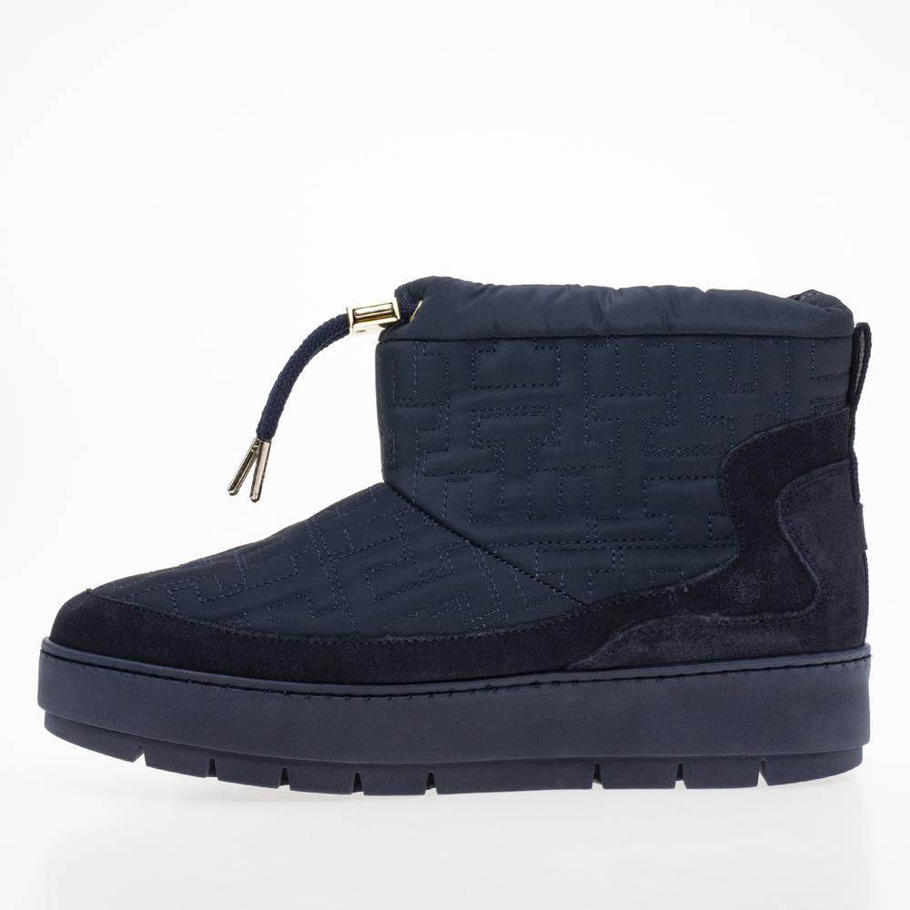 Cipő Tommy Hilfiger Tommy Monogram Snowboot FW0FW07637-DW6 - sötétkék