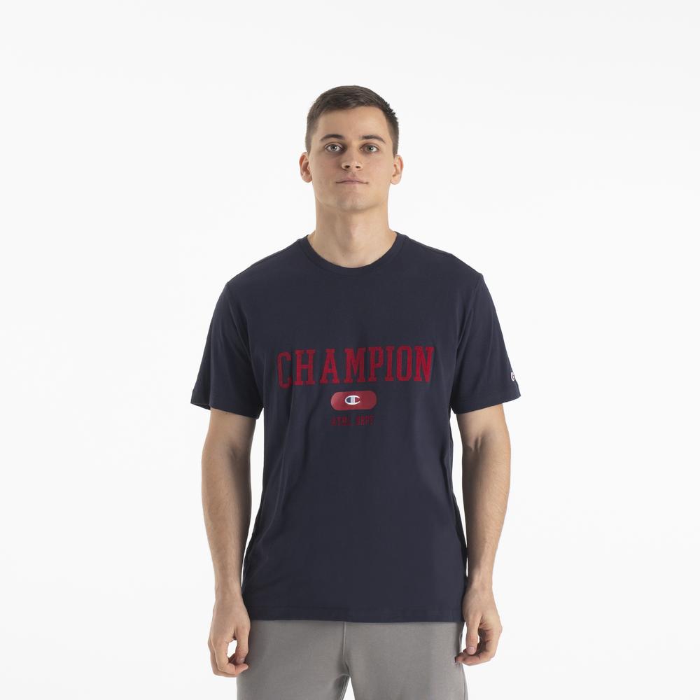 Póló Champion Crewneck 220432-BS501 - sötétkék