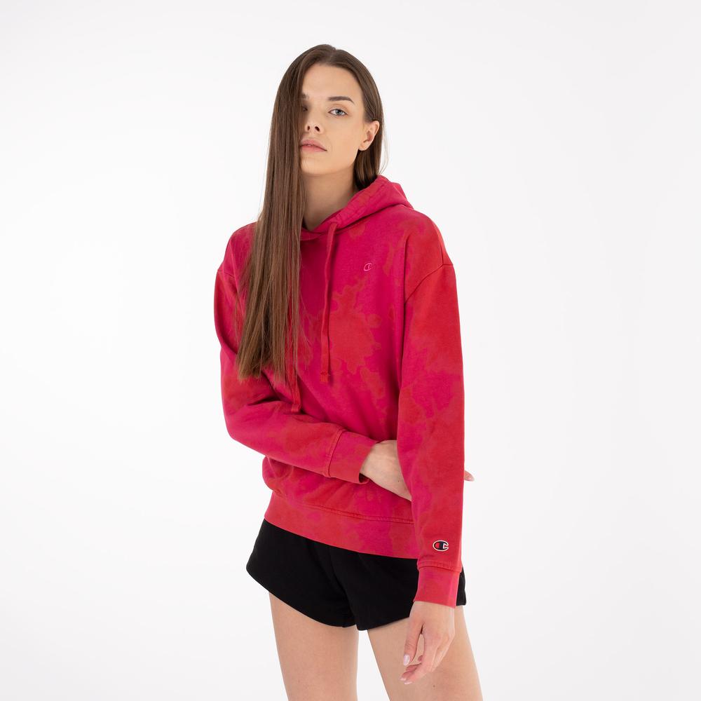 Pulóver Champion Hooded Sweatshirt 116071-PS025 - piros