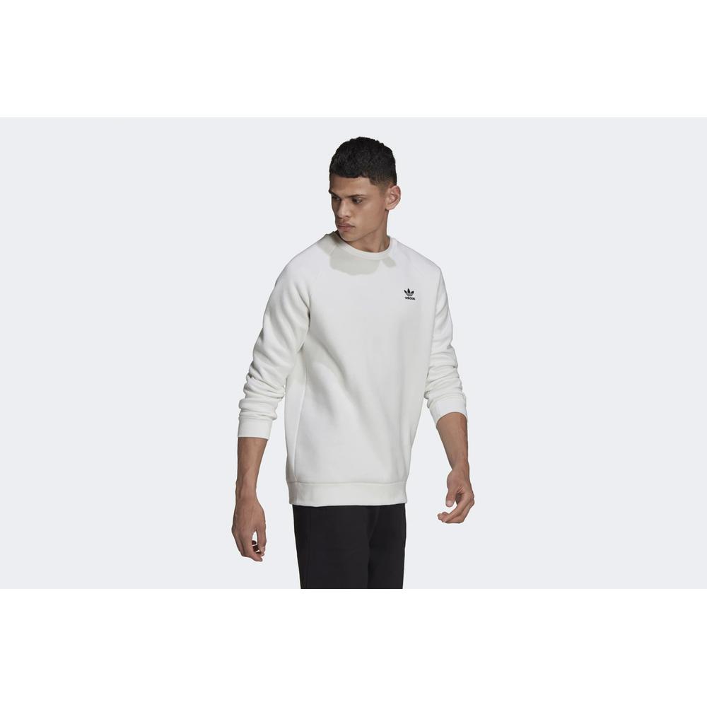 Pulóver adidas Adicolor Essentials Trefoil Crewneck H34644 - fehér