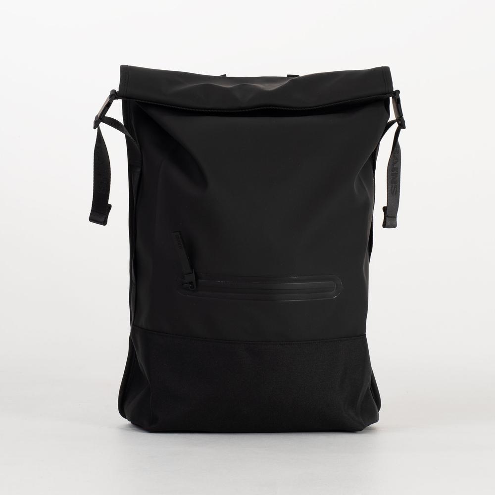 Hátitáska Rains Trail Rolltop 14320-01 - fekete