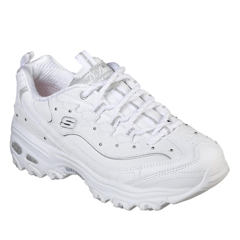 Női cipő Skechers D'Lites Glamour Feels 13087WSL - fehér