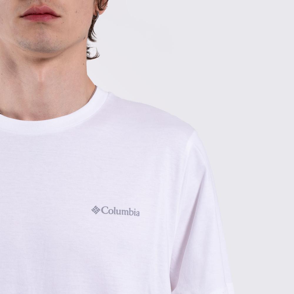 Férfi póló Columbia CSC Basic 2154991100 - fehér