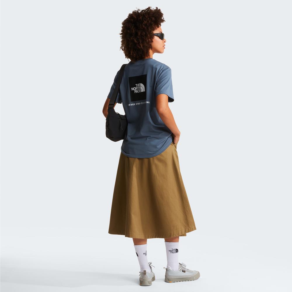 Női póló The North Face Evolution NSE Box 0A8B6W0U31 - kék