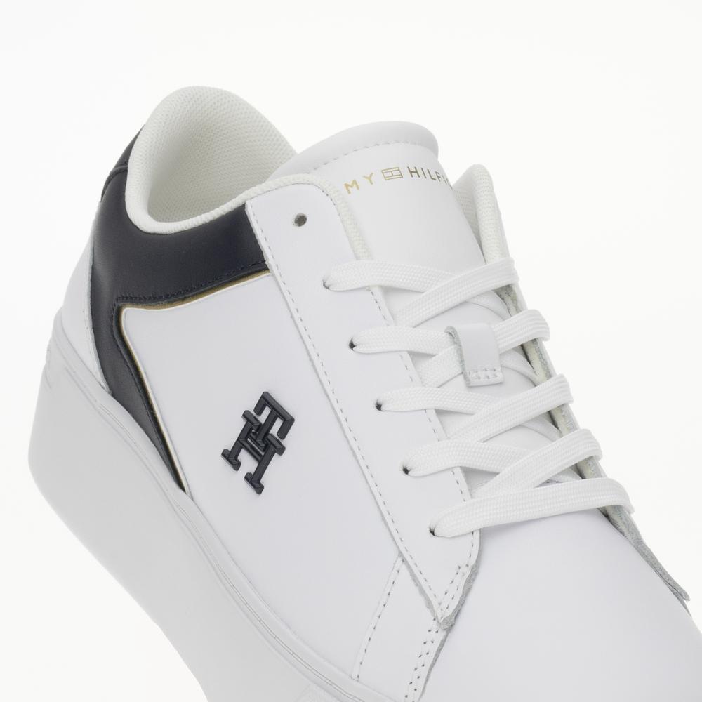 Cipő Tommy Hilfiger Platform Court FW0FW07910-0K5 - fehér