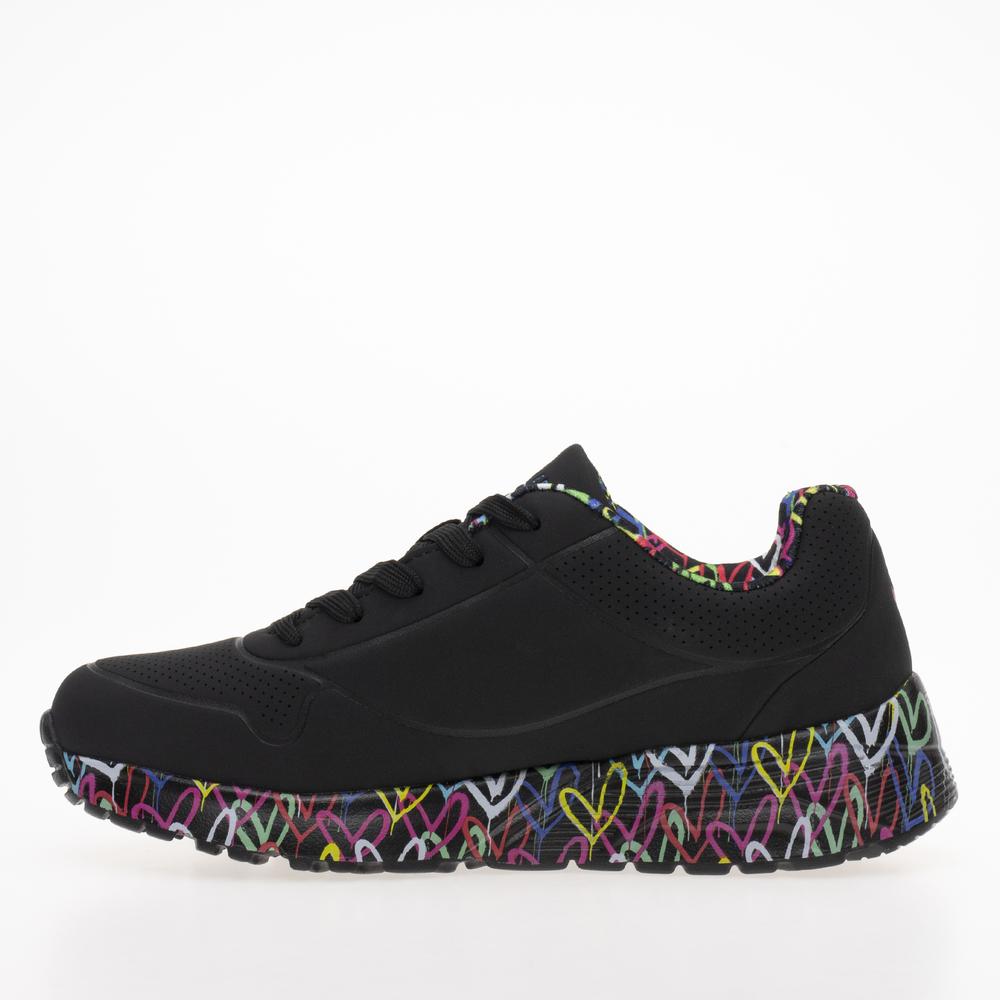 Cipő Skechers Uno Lite Lovely Luv 314976LBKMT - fekete