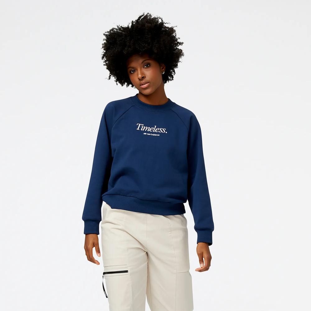 Női felső New Balance WT31557NNY - sötétkék