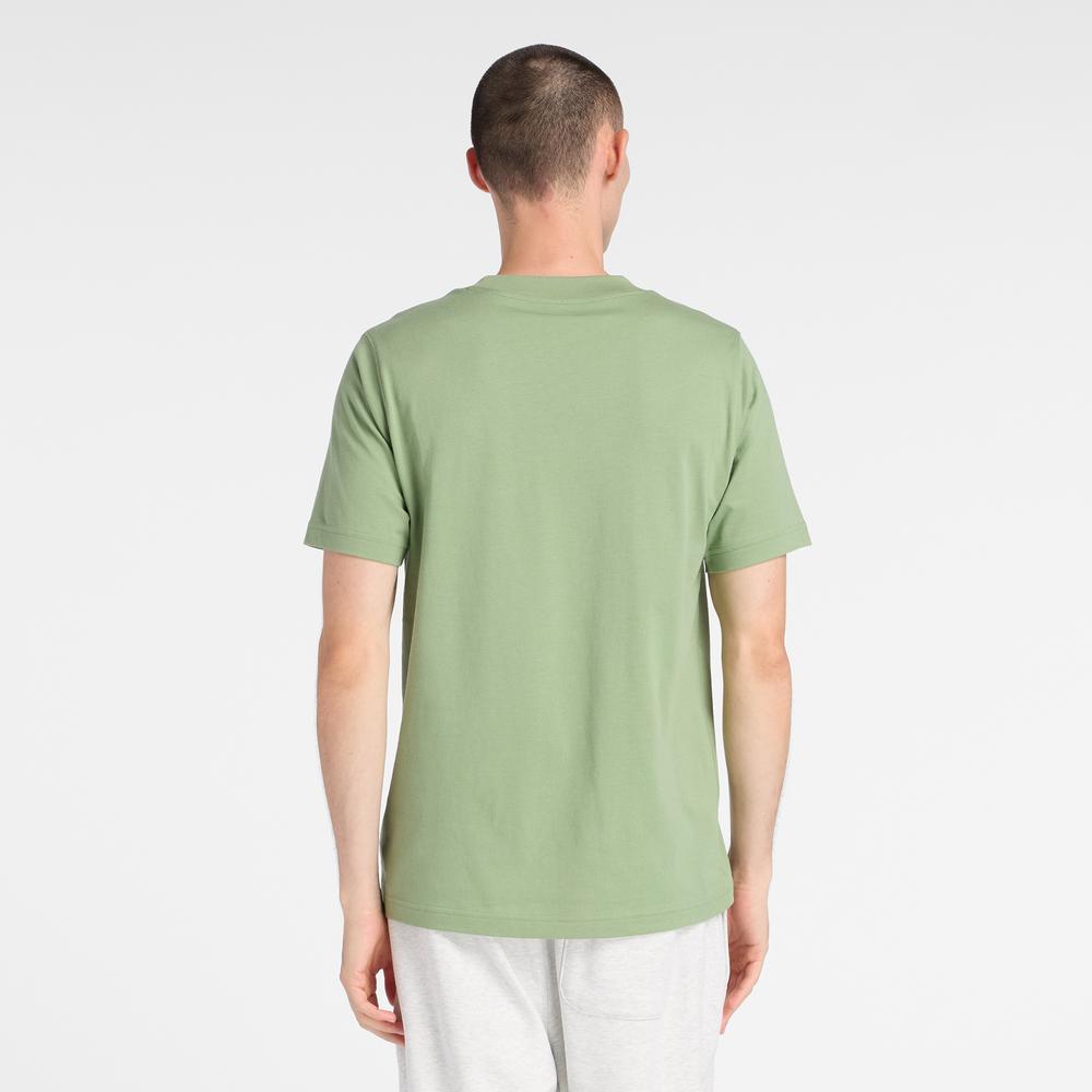 Férfi futópóló New Balance MT61C48BAAR - zöld