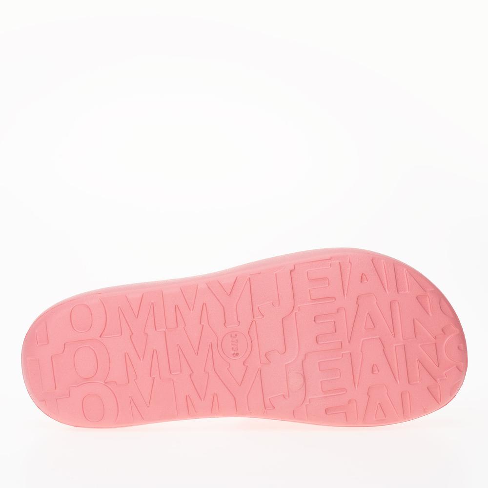 Flip Flop Tommy Jeans Chunky Flatform Pool Slides EN0EN02454-TIC - rózsaszín