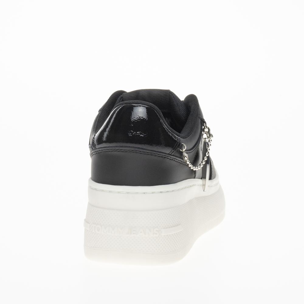 Cipő Tommy Jeans TJW Retro Flatform Charm EN0EN02421-BDS - fekete