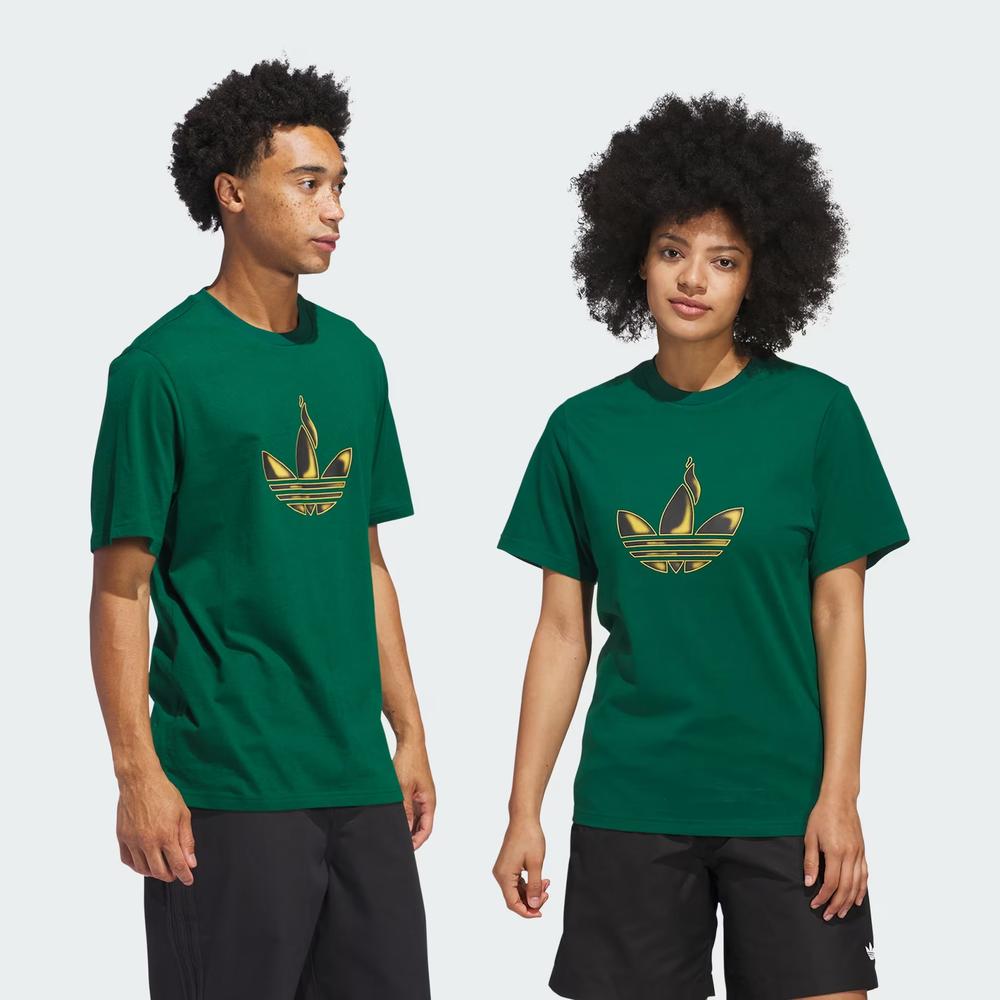 Póló adidas Originals Trefoil Torch Tee JD2833 - zöld