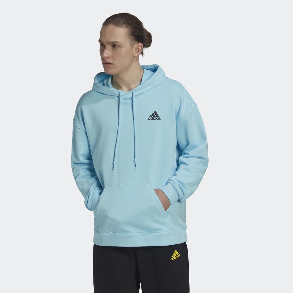 Pulóver adidas Clubhouse Tennis Hoodie HK6467 - kék