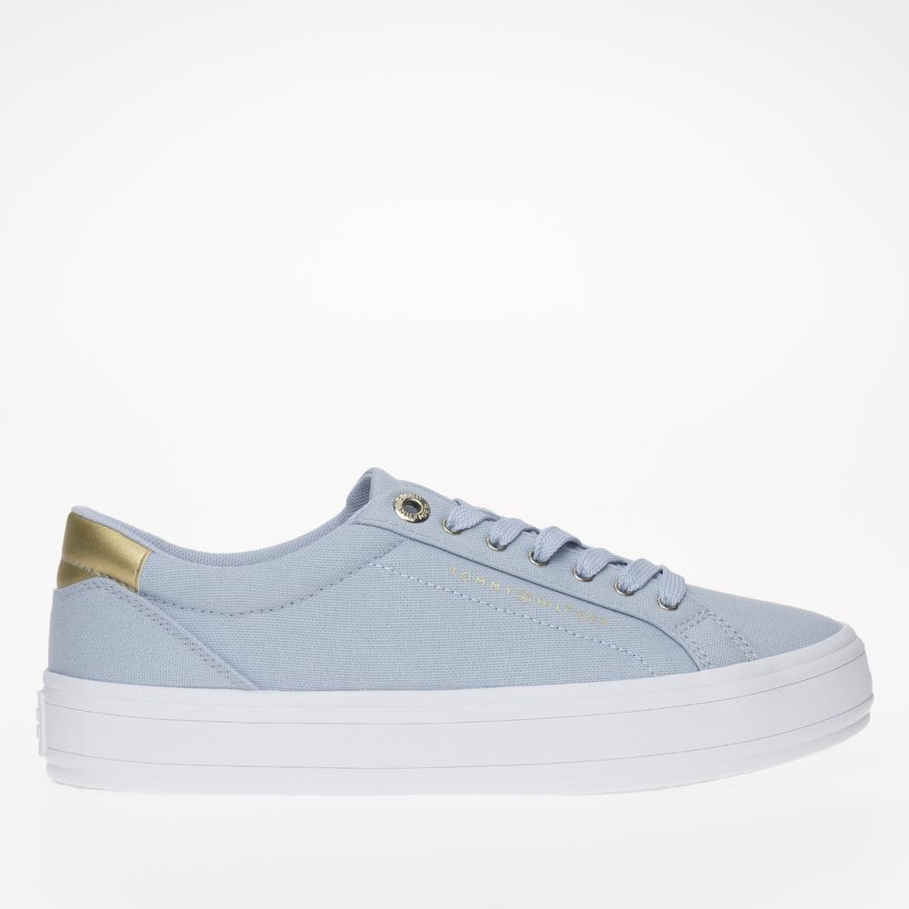 Cipő Tommy Hilfiger Essential Vulc Canvas FW0FW07682-C1O - kék
