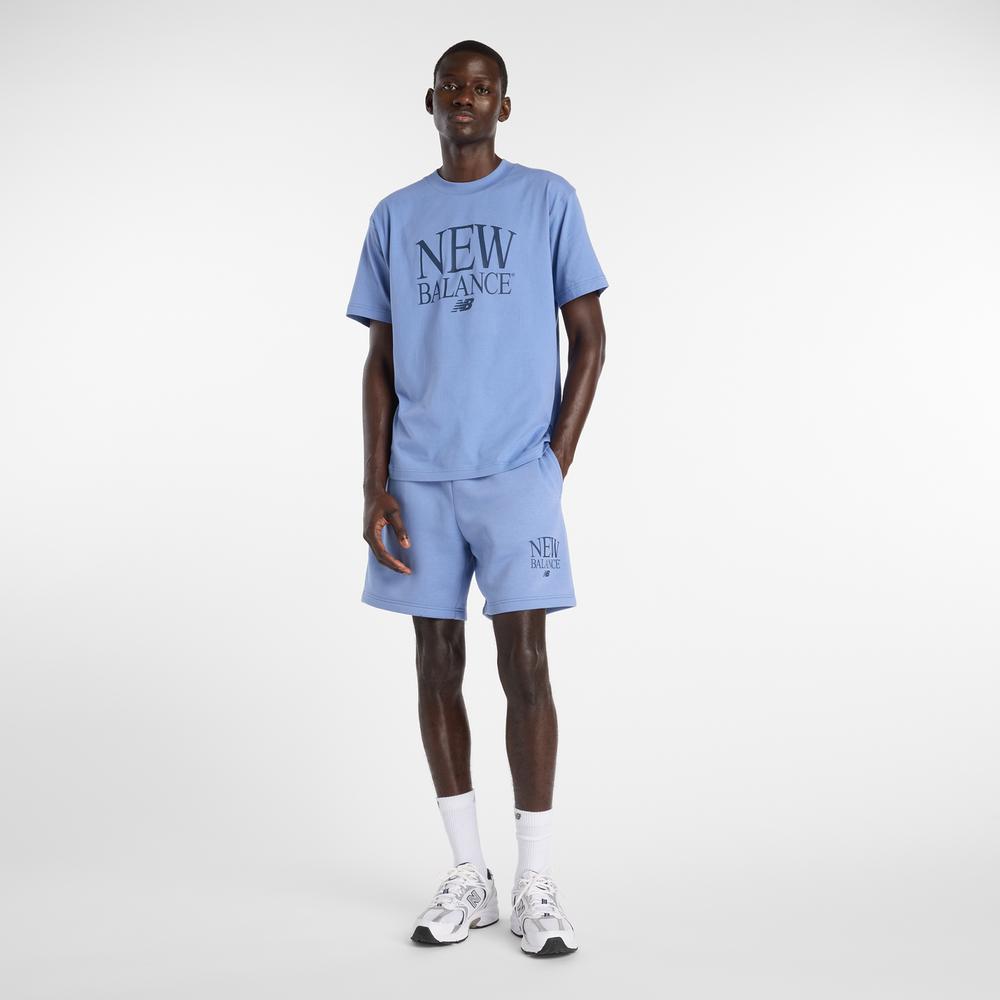 Férfi futópóló New Balance MT61X6EQAA3 - kék