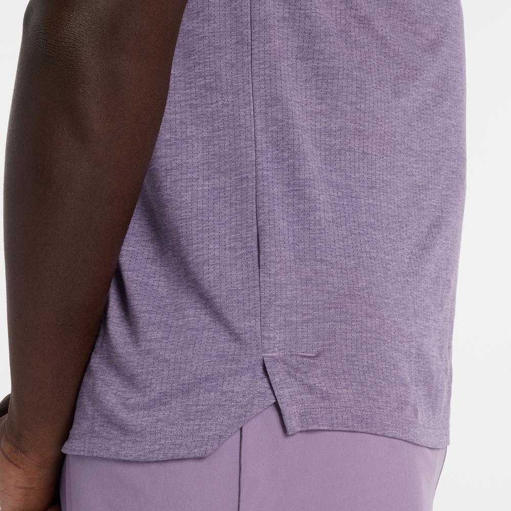 Férfi futópóló New Balance MT41253AB7 - lila