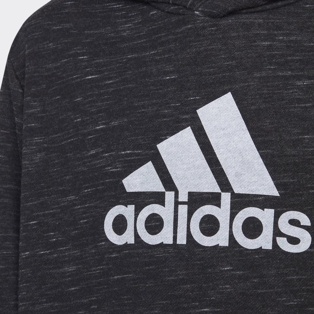 Pulóver adidas Future Icons Badge Of Sport Hooded Sweatshirt HN8467 - szürke