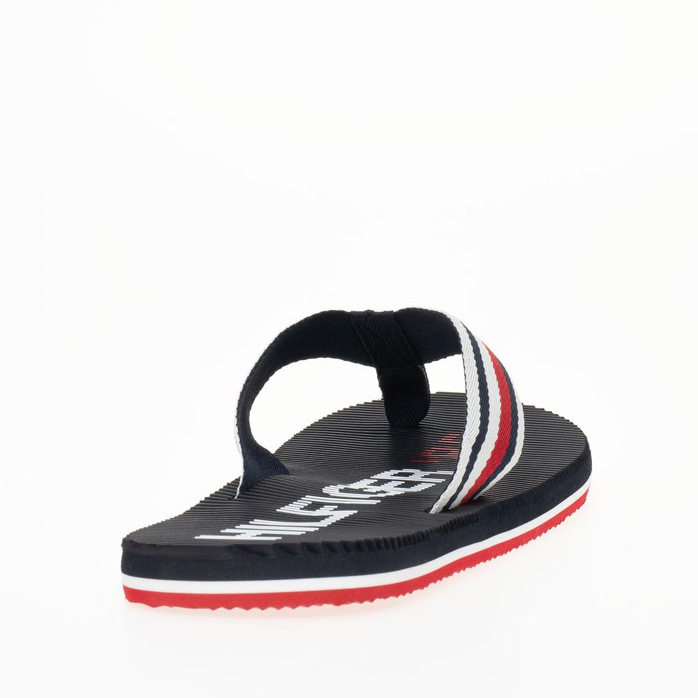 Flip Flop Tommy Hilfiger Massage Footbed Oly Beach Sandal FM0FM05025-DW5 - sötétkék