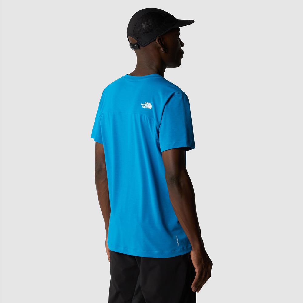 Póló The North Face Lightning Alpine 0A87H7RI31 - kék
