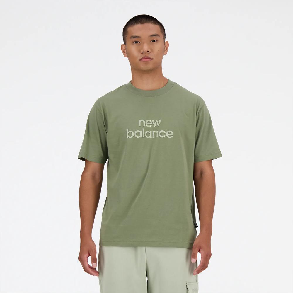 Férfi futópóló New Balance MT41582DEK - zöld