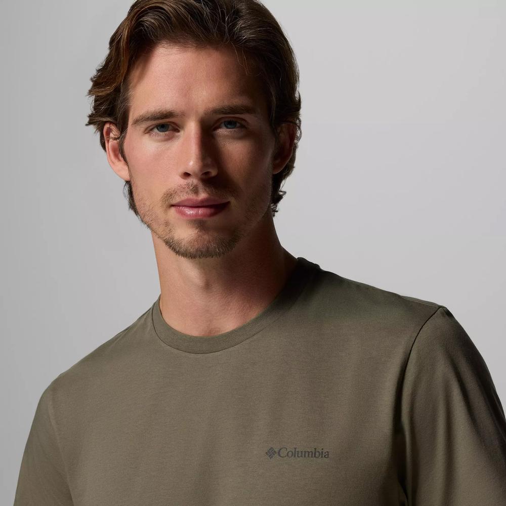Férfi póló Columbia CSC Basic 2154991397 - zöld