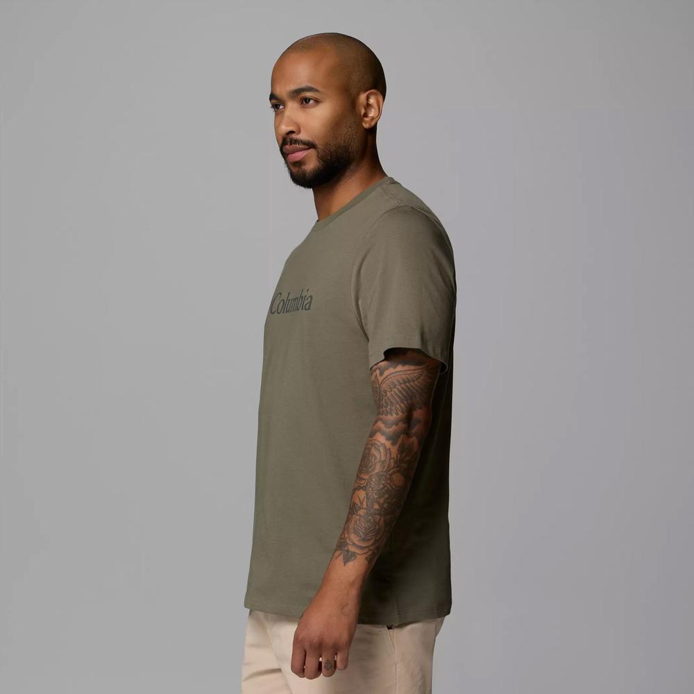 Férfi póló Columbia CSC Basic Logo 2155001397 - zöld