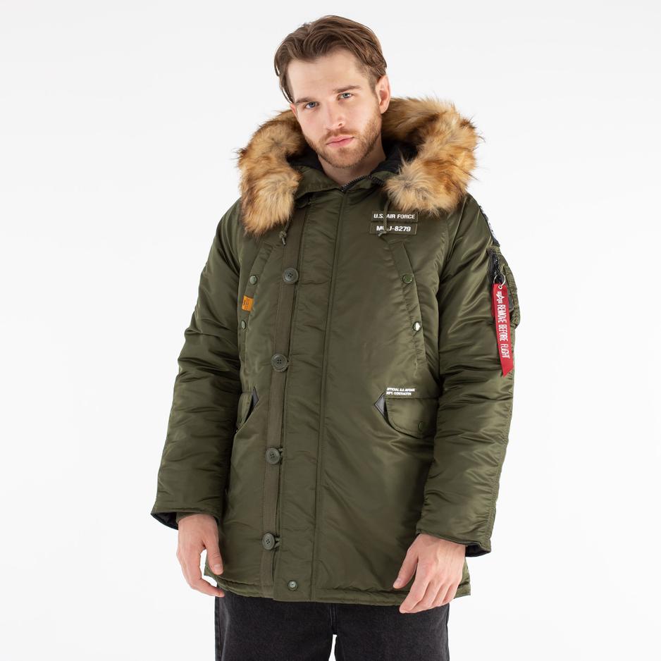 Dzseki Alpha Industries N3B Airborne 188141257 - zöld